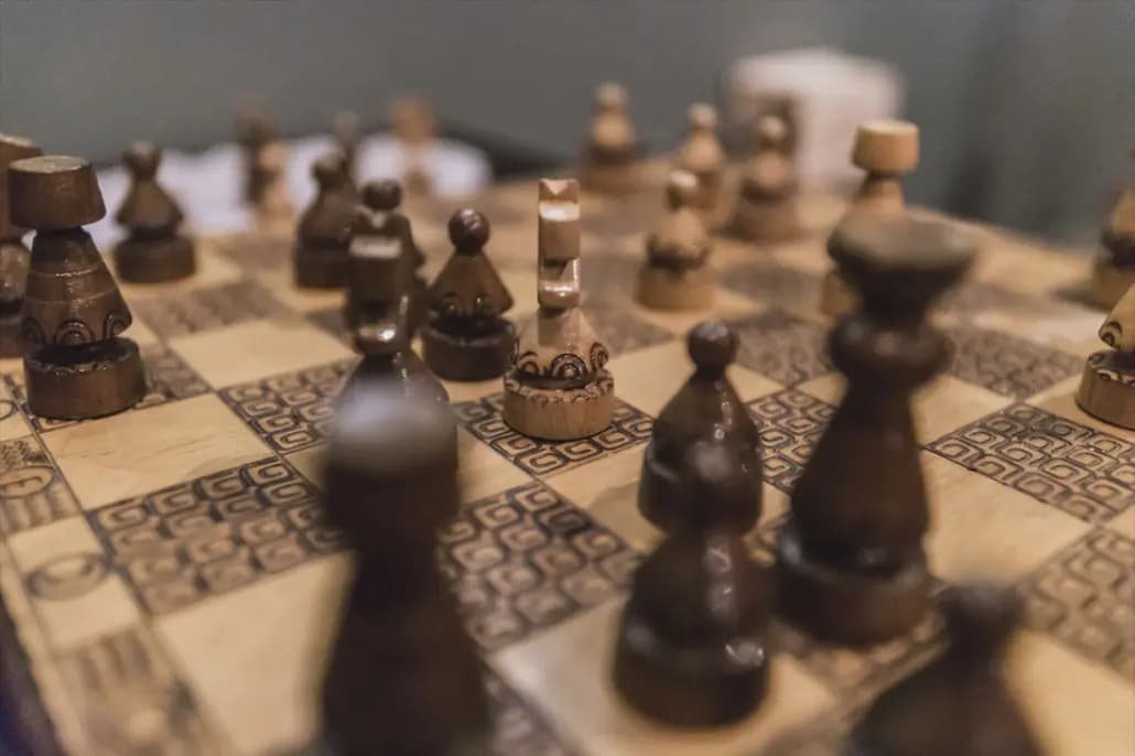 Locked briefcase on desk